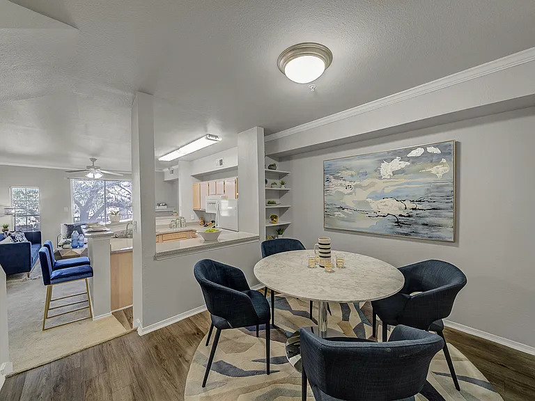 Make every meal special in our charming apartment dining room