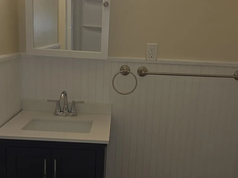 example of vanity to be installed