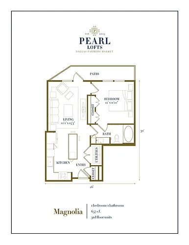 Floor plan Magnolia* Mixed Income Program