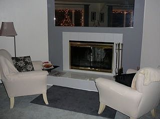 Upstairs Fireplace