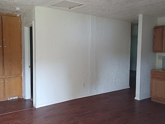 Living room and dining room