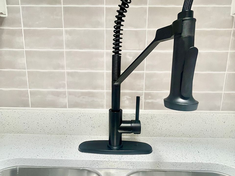 New Kitchen faucet, sink, & countertop