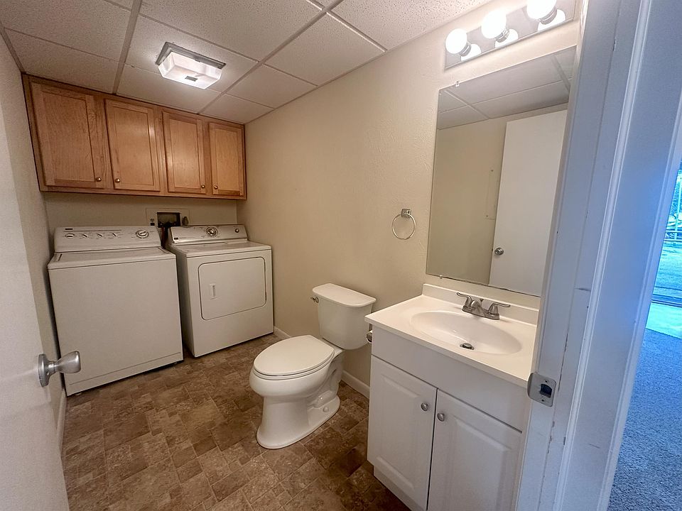 First floor laundry/half bathroom