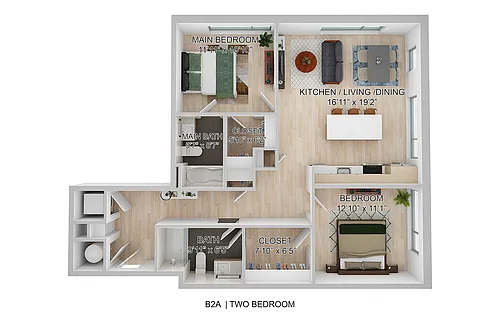 Floor plan B2A