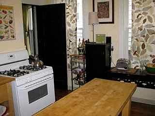 large ish kitchen could potentially be eat in but you have a large dining room too!