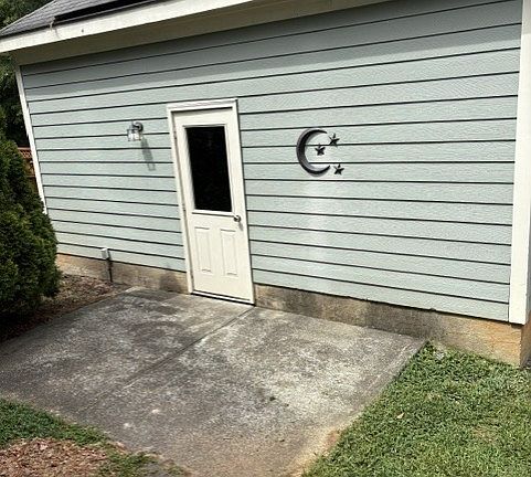 Detached two car garage