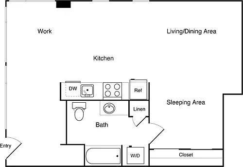 Floor plan Live Work C