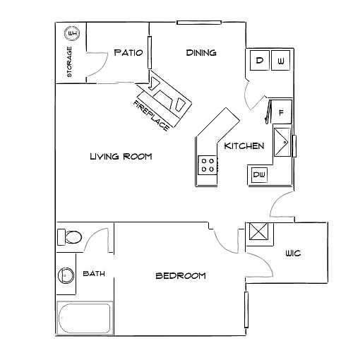 Floor plan Design 1A Premier