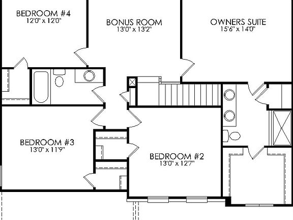 floor plan second level