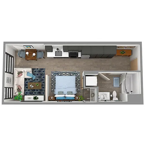 Floor plan 0x1-9-CS