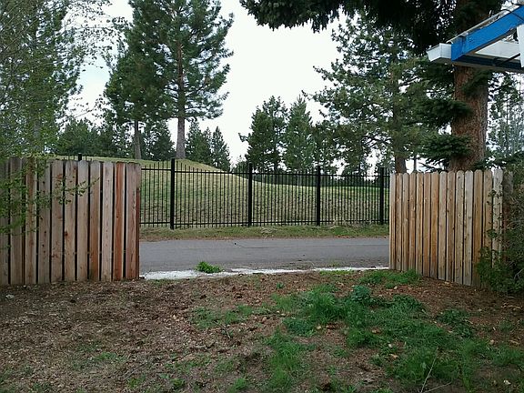 Golf course out back gate