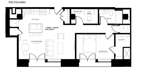 Floor plan The Columbia