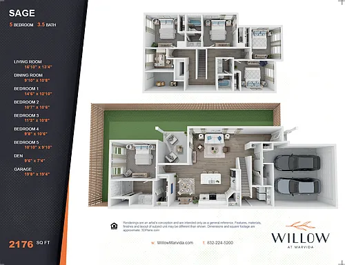 Floor plan Sage
