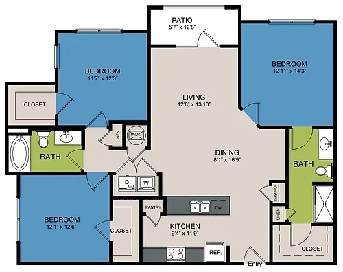 Floor plan C1