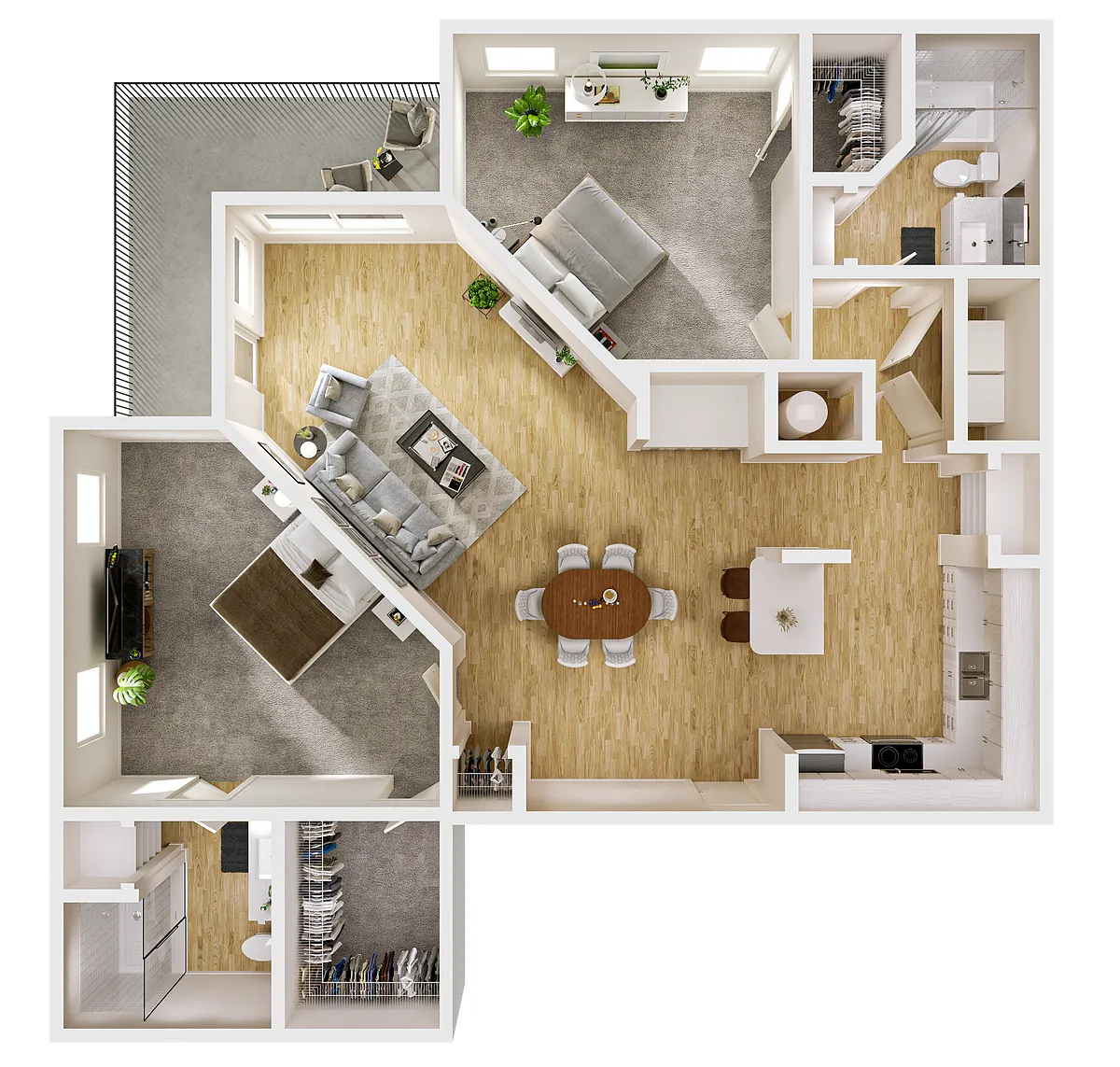 Floor plan B2E