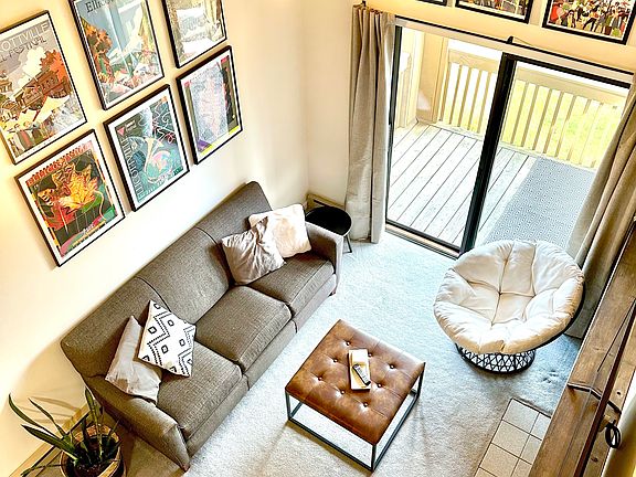 View from loft, looking down