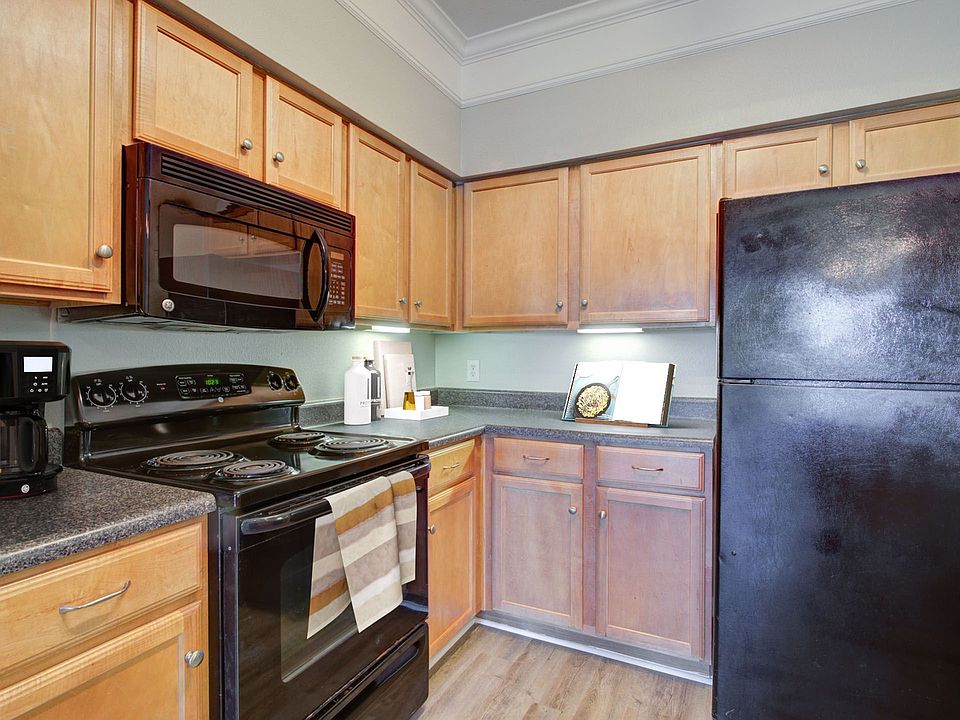 Kitchen with Black Appliances