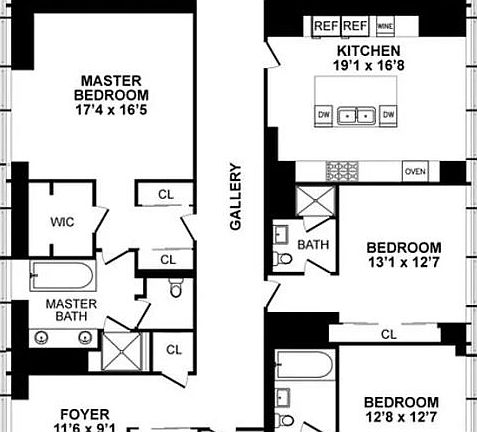 2nd image of 157 W 57th St APT 56C