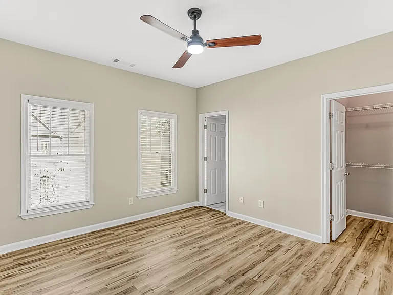 Second bedroom suite on the top floor with walk in closet