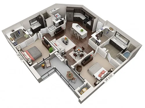 Floor plan Eldridge