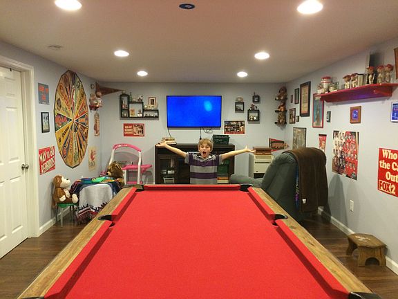 Basement family room 