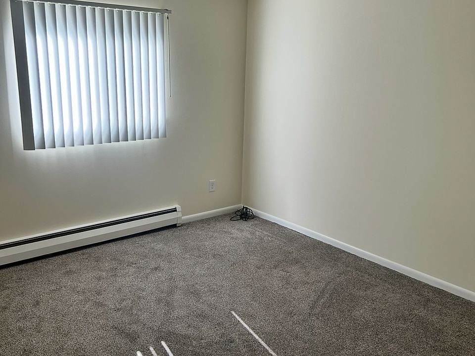 Bedroom with new carpet