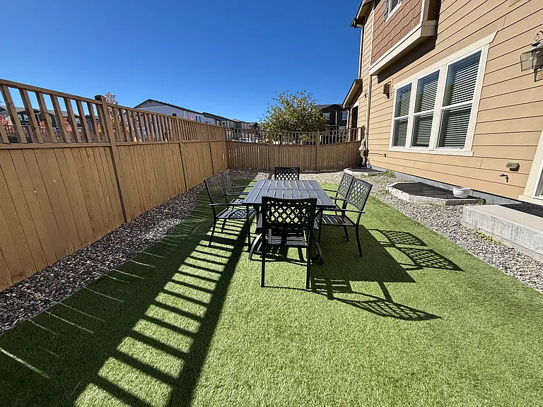 New outdoor dining set