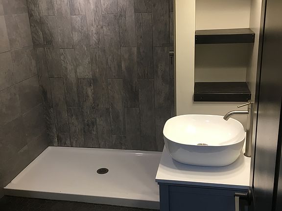 Bath with large full shower