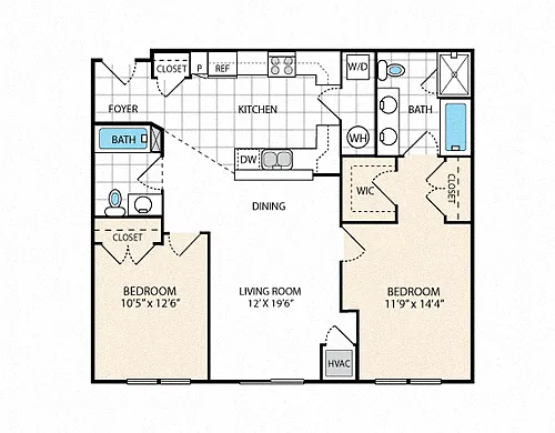 Floor plan MODEL A