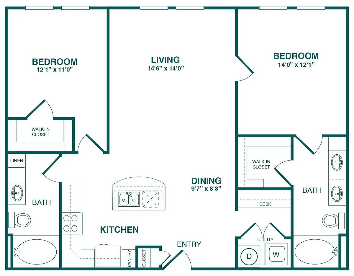 Floor plan The Hampton