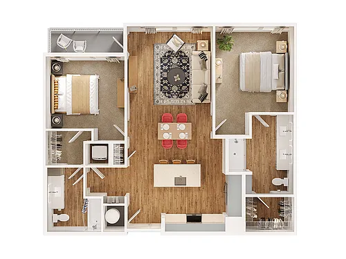 Floor plan B3