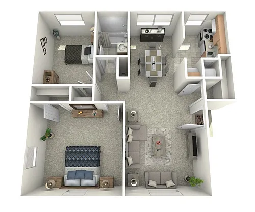 Floor plan B2-60