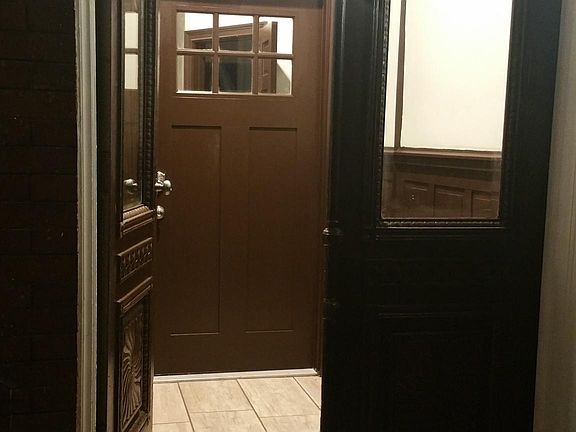 Double doors to main entrance