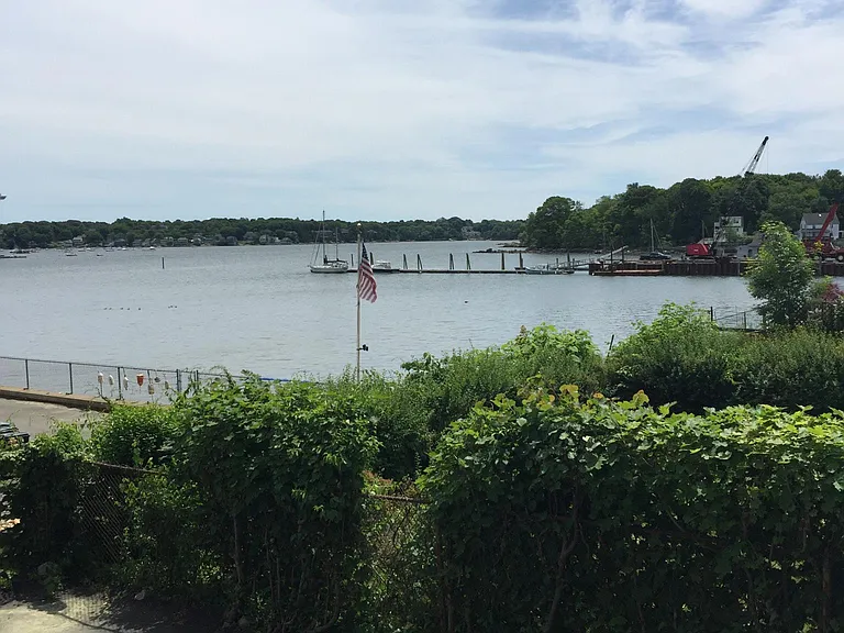 Water views from rear
