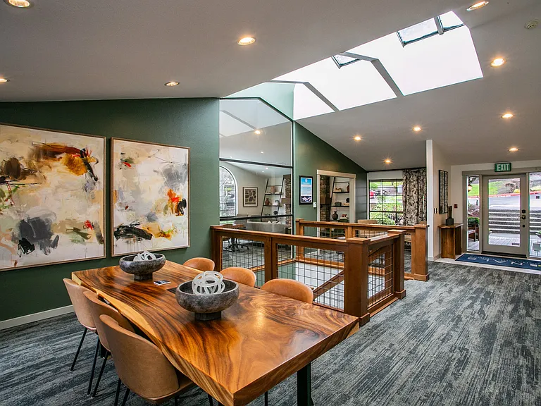 Leasing Office and Clubhouse Area