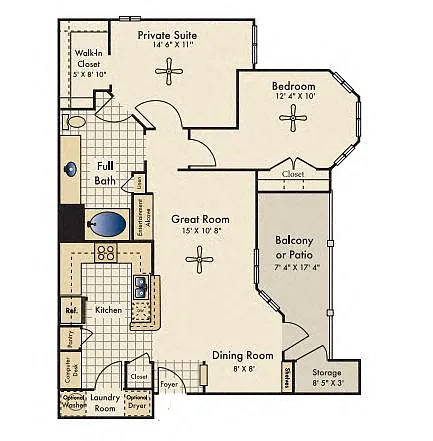 Floor plan Riverton