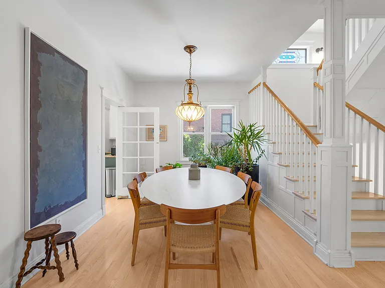 First Floor Dining Room Area with Access to Kitchen