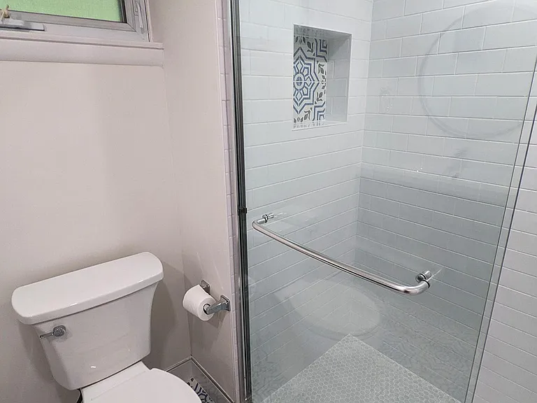 Bathroom - toilet and shower