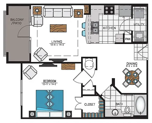 Floor plan A2