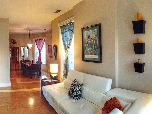 Living Room with artwork