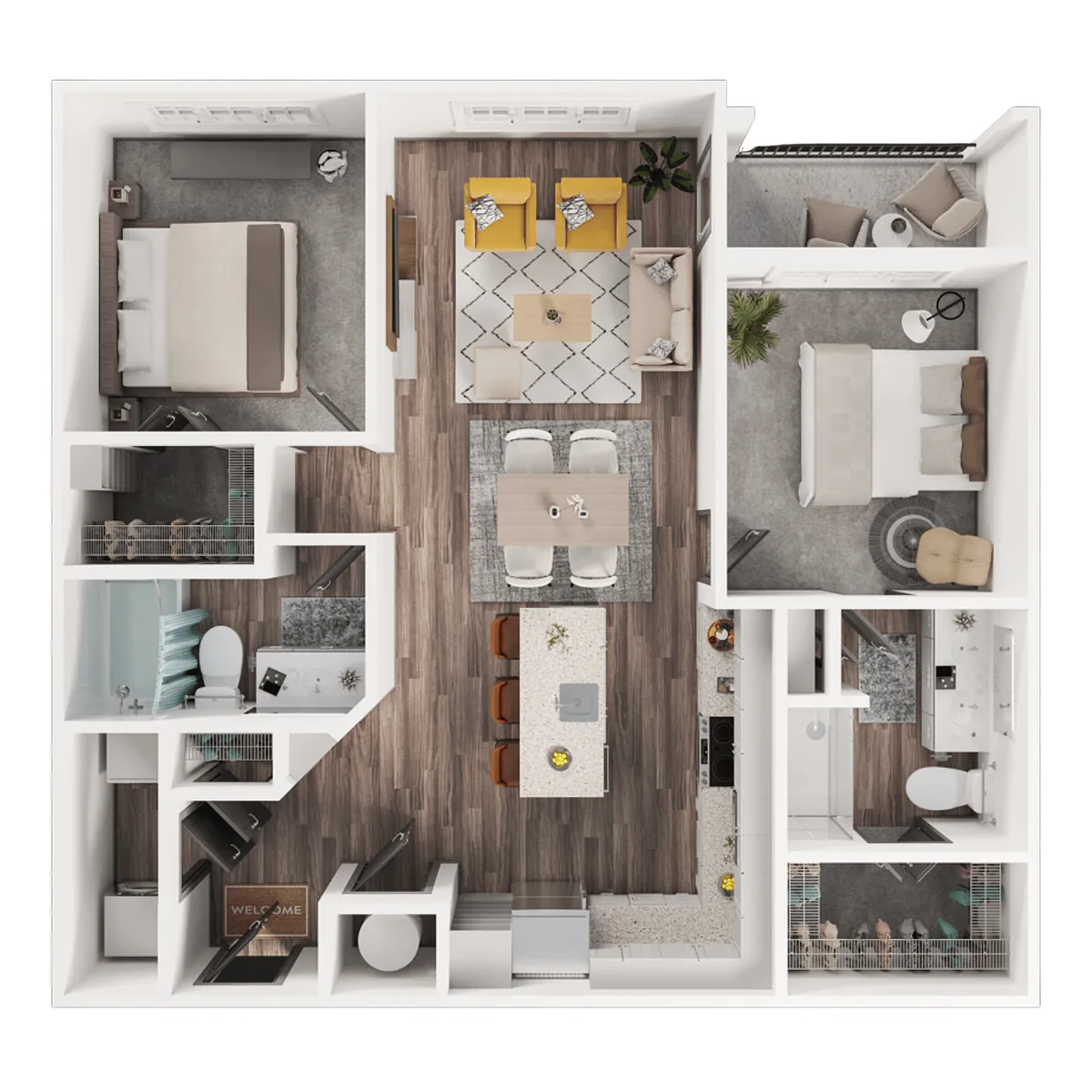 Floor plan B1