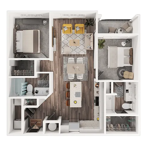 Floor plan B1