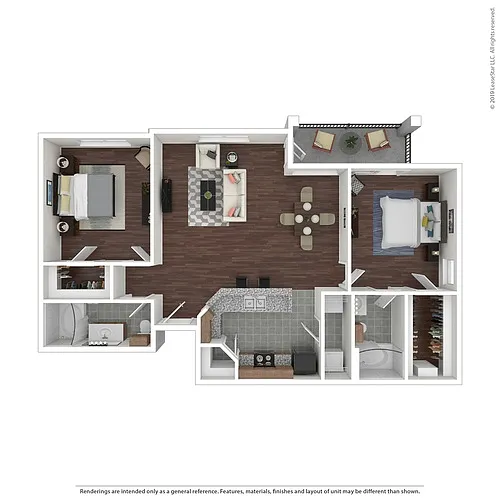 Floor plan B3 Renovated