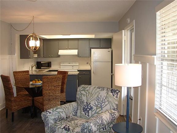 Living and dining areas are nice and open to the renovated kitchen.