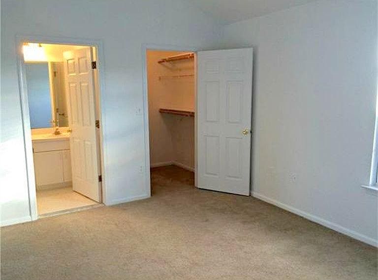 MAster bed with large closet and bath