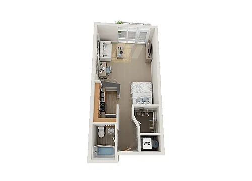 Floor plan Studio