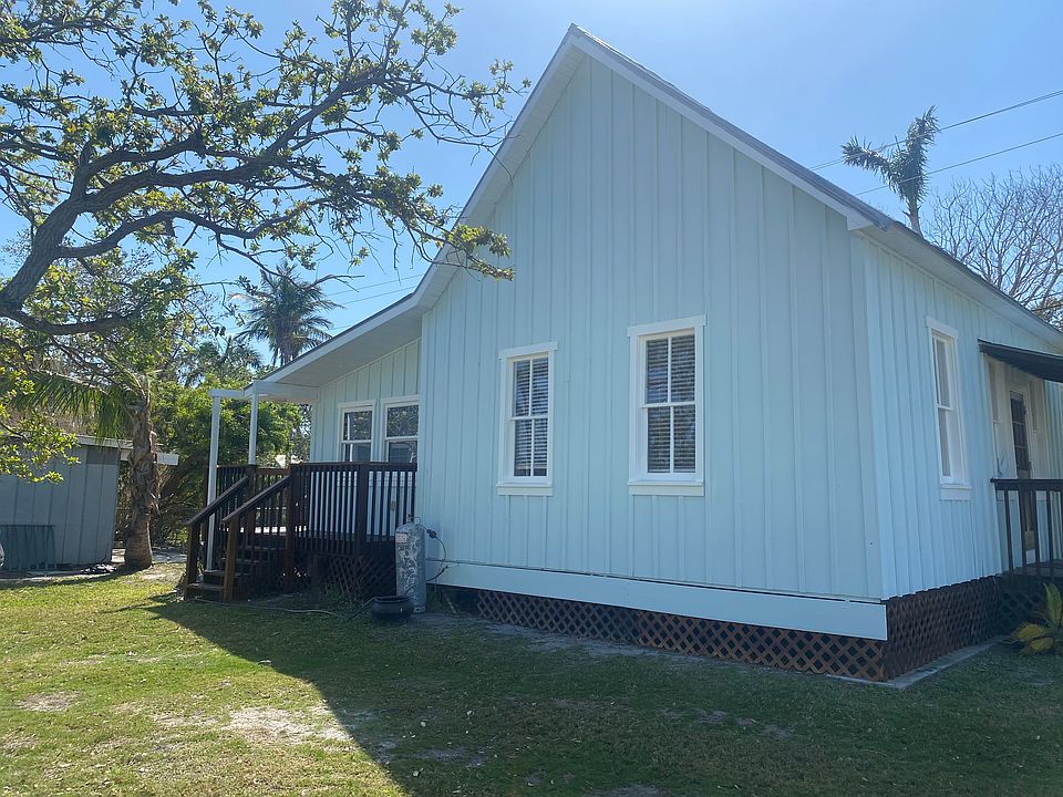 Freshly painted exterior on corner lot