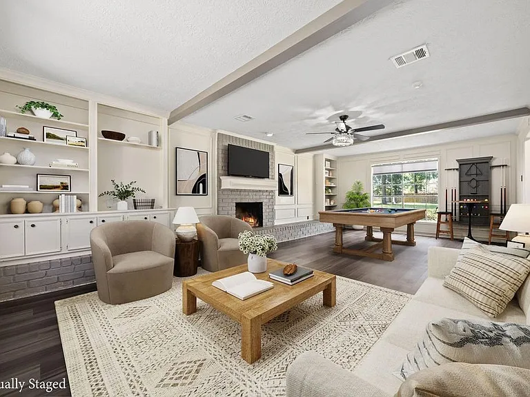 Living room dressed