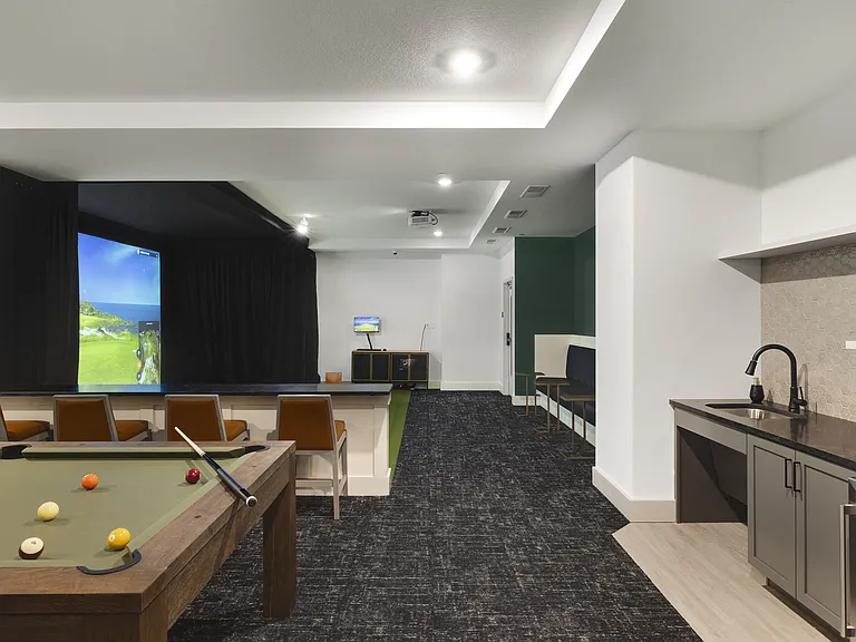 Golf Simulator Room