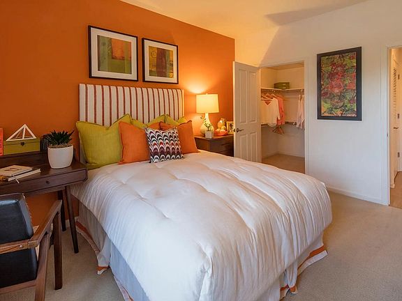 Both bedrooms include a walk-in closet